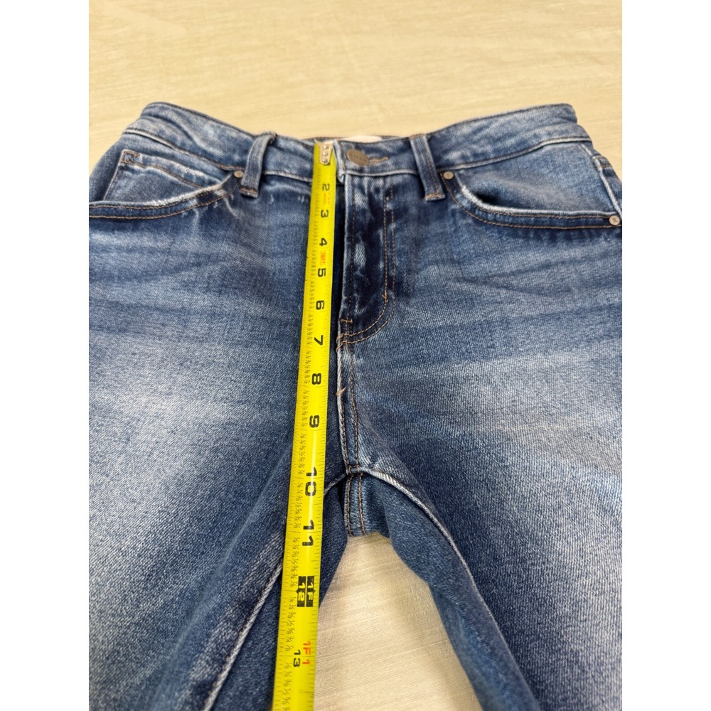 Risen Women's 5/27 Mid Rise Tapered Ankle Jeans - Picture 6 of 8